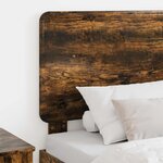 vidaXL Tête de lit Chêne fumé 100 cm Bois d'ingénierie
