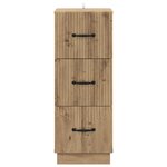 vidaXL Armoire à tiroirs 33 x 34 5 x 87 cm Bois d'ingénierie