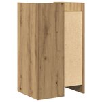 vidaXL Buffet en chêne 45x35x75 cm Bois d'ingénierie