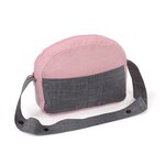 Bayer Chic 2000 853-15 - Sac à langer pour poussettes de poupées gris rose