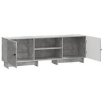 vidaXL Meuble TV Gris Béton 150 x 31 x 50 cm Bois d’ingénierie