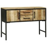 Buffet vidaXL 100x35x70 cm en bois massif brut de mangue