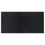 vidaXL Tapis rectangulaire noir 100x200 cm bambou