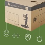 Pack and Move - Lot 10 cartons déménagement automatique - 60 x 50 x 40 cm - Poignées renforcées