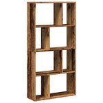 vidaXL Bibliothèque vieux bois 60x20x120 5 cm bois d'ingénierie