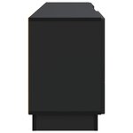 vidaXL Meuble TV Noir 150 x 31 x 47 cm Bois d'ingénierie