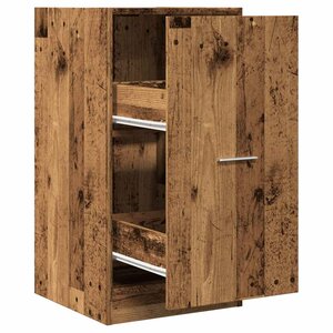 vidaXL Armoire d'apothicaire vieux bois 40x41x77 5cm bois d'ingénierie