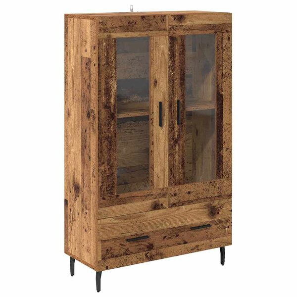 vidaXL Haut Armoire Bois Ancien 69 5 x 31 x 115 cm Bois d'ingénierie
