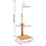 Douche de jardin en bois