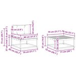 vidaXL Ensemble de canapés d'extérieur 4 pc Blanc et Beige