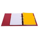 Classeur À Levier Pvc A4 Dos De 50mm. - Bordeaux - X 10 - Exacompta