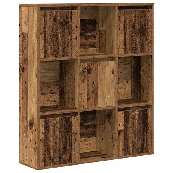vidaXL Bibliothèque vieux bois 89x24x101 5 cm bois d'ingénierie