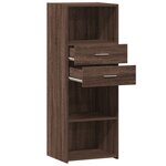 vidaXL Buffet haut chêne marron 45x42 5x124 cm bois d'ingénierie