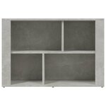 vidaXL Buffet Gris béton 80x30x54 cm Bois d'ingénierie