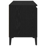 vidaXL Meuble TV Chêne noir 102 x 35 x 50 cm Bois d'ingénierie