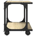 vidaXL Support d'imprimante à 2 niveaux chêne sonoma 41x28x33 5 cm