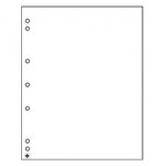 Intercalaires pour les albums Numis Leuchtturm. Couleur - Blanc