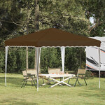 vidaXL Tente de fête pop-up 288 x 288 x 245 cm Taupe Tissu Oxford