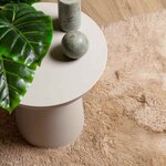 vidaXL Tapis Shaggy à poils longs NAVARRA beige 200x290 cm polyester