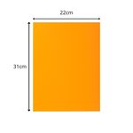Paquet de 100 sous-chemises ROCK''S 80 - 22x31cm - Ocre EXACOMPTA