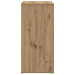 vidaXL Buffet chêne artisanal 80x33x70 cm bois d'ingénierie
