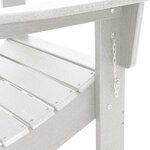 vidaXL Mobilier de jardin lounge 2 Pièces Blanc 74.5 x 80.5 x 90cm