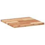 vidaXL Dessus de table carré 40x40x2 cm bois massif d'acacia