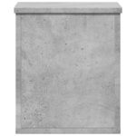 vidaXL Boîte de rangement gris béton 30x35x35 cm bois d'ingénierie