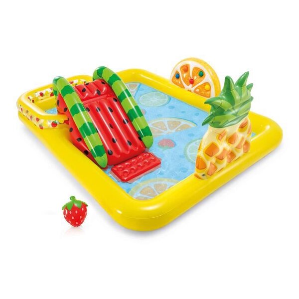 Aire de jeux Gonflable Aquatique Fruits - Intex 244 x 191 x 91 cm