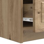vidaXL Meuble TV 147 x 34 5 x 27 cm Chêne artisanal Bois d'ingénierie