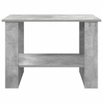 vidaXL Table basse Gris béton 72 x 50 x 50 cm Bois d'ingénierie