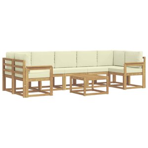 vidaXL Ensemble de canapés d'extérieur 6 Pièces
