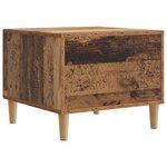 vidaXL Table basse Bois ancien 49 x 50 x 40 cm Bois d'ingénierie