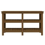 vidaXL Banc de travail Marron miel 142 5x50x80 cm Bois de pin massif
