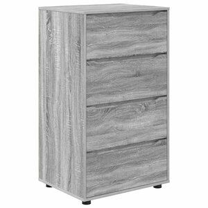 vidaXL Armoires de rangement 2 Pièces Gris Sonoma 60 x 48 x 105 cm
