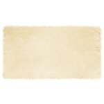 vidaXL Tapis en fausse Tafalla Crème 60 x 110 cm Polyester