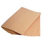 Paquet de 25 feuilles a4 papier kraft brun 275g clairefontaine