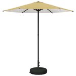 vidaXL Parasol de jardin 230 x 230 cm Polyester Rectangulaire
