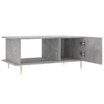 vidaXL Table basse gris béton 90x50x40 cm bois d'ingénierie