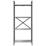 vidaXL Étagère Gris Sonoma 56 x 34 x 133 5 cm Bois d'ingénierie