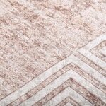 vidaXL Tapis lavable antidérapant 160x230 cm beige