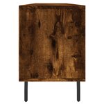 vidaXL Meuble TV chêne fumé 150x30x44 5 cm bois d'ingénierie