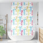 vidaXL Store enrouleur de douche avec cassette largeur du tissu 116 cm