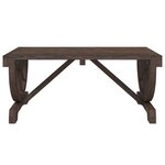 vidaXL Table basse de jardin 90x50x40 cm bois de sapin massif