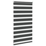 vidaXL Store zèbre noir 85x100 cm largeur du tissu 80 9 cm polyester