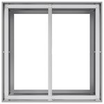 vidaXL Jardinière 80x80x80 cm acier galvanisé