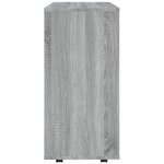 vidaXL Armoire roulante Sonoma gris 60x35x75 cm Bois d'ingénierie