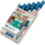 Marqueur Permanent 22 Ecoline Bleu 1-5 mm x 10 EDDING