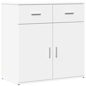 vidaXL Buffet blanc 79x38x80 cm bois d’ingénierie