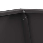 vidaXL Braise Noir 50 x 50 x 40 cm Acier